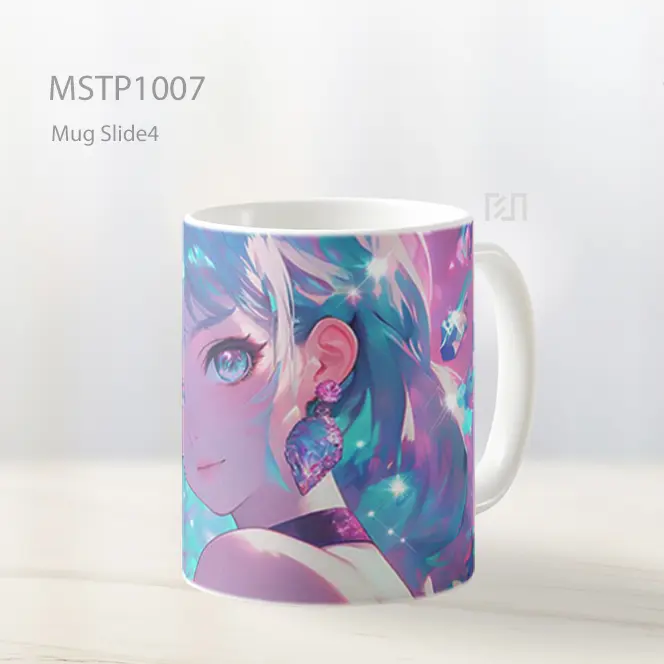 Gadis Pastel Glitter Mimpi Anime Mug MSTP1007