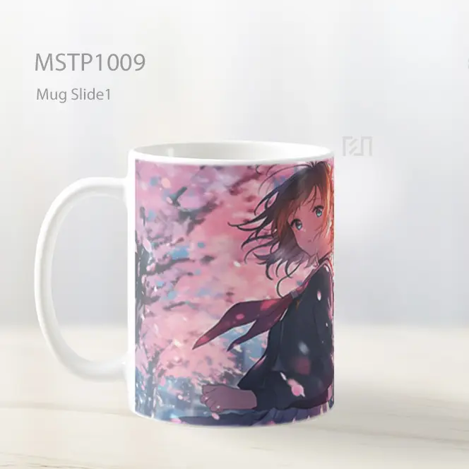 Gadis Sakura Anime Bunga Sakura Mug MSTP1009 - All-side / Desain