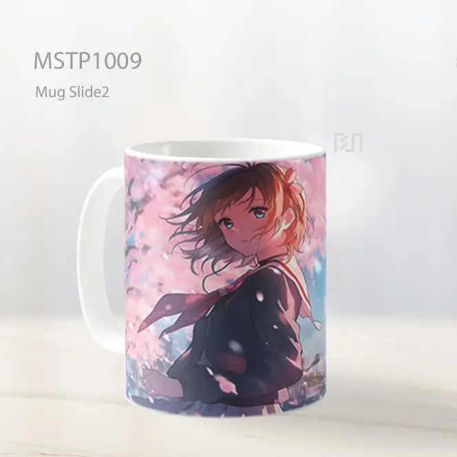 Gadis Sakura Anime Bunga Sakura Mug MSTP1009 - All-side / Desain