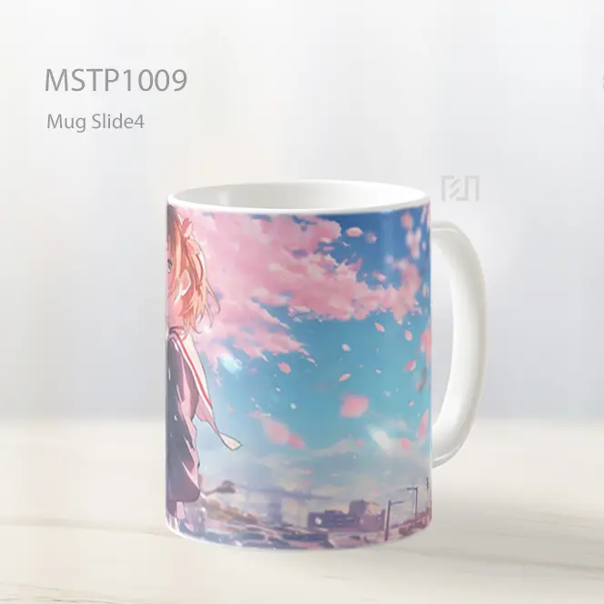 Gadis Sakura Anime Bunga Sakura Mug MSTP1009