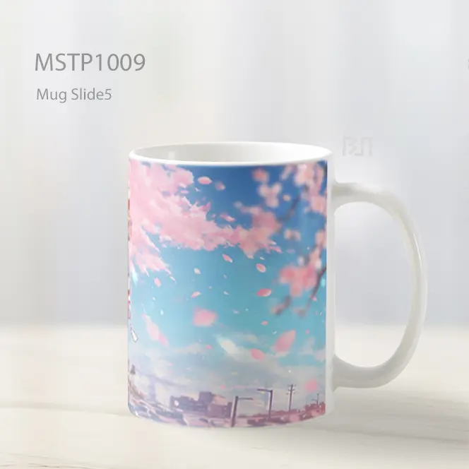 Gadis Sakura Anime Bunga Sakura Mug MSTP1009 - All-side / Desain
