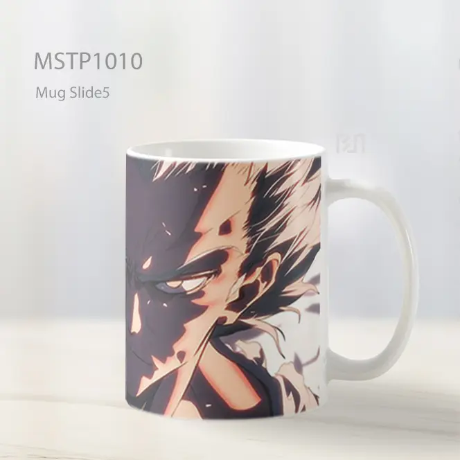 Garou One Punch Man Tatapan Intens Mug MSTP1010 - All-side / Desain