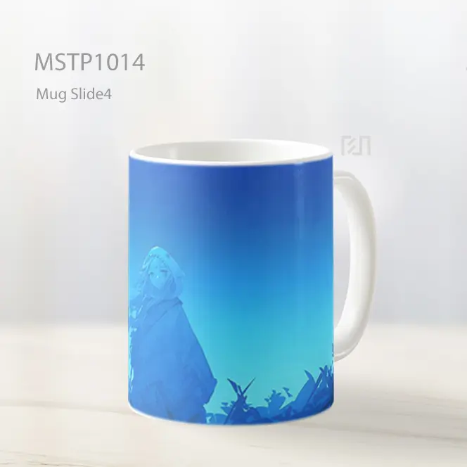 Gawr Gura Blue Hue Gradient Art Style Mug MSTP1014