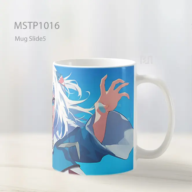 Gawr Gura Gadis Hiu Biru Vtuber Mug MSTP1016 - All-side / Desain