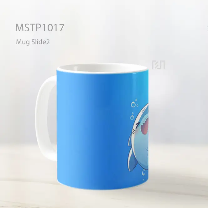 Gawr Gura Mengambang Di Laut Biru Mug MSTP1017 - All-side / Desain