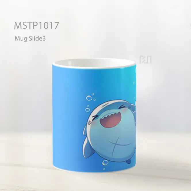 Gawr Gura Mengambang Di Laut Biru Mug MSTP1017 - All-side / Desain