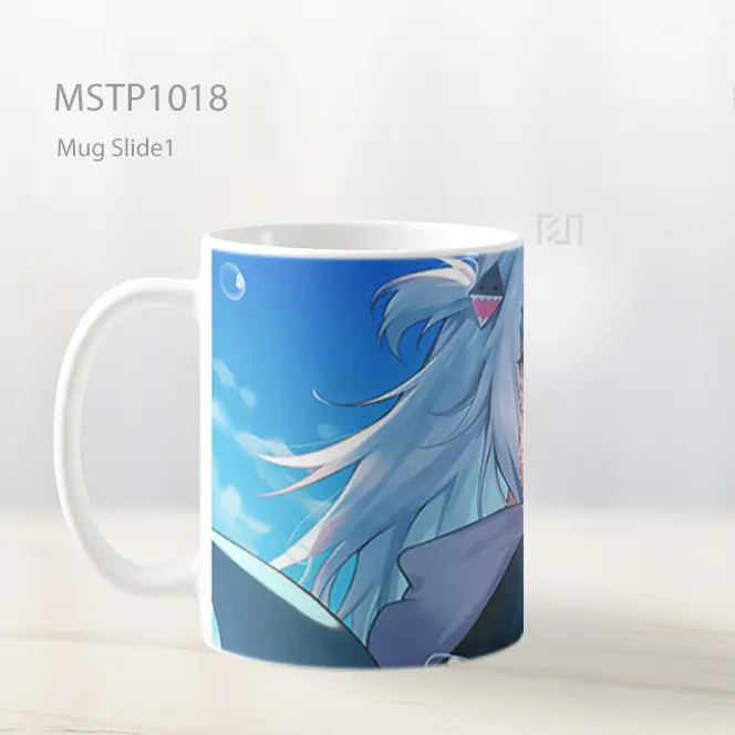 Gawr Gura Senyum Di Langit Biru Mug MSTP1018 - All-side / Desain