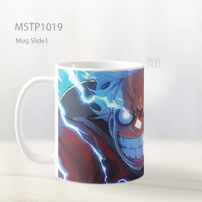 Gear 5 Luffy Senyum Petir One Piece Mug MSTP1019 - All-side / Desain
