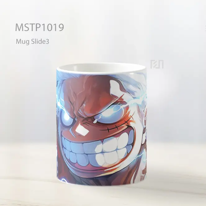 Gear 5 Luffy Senyum Petir One Piece Mug MSTP1019 - All-side / Desain