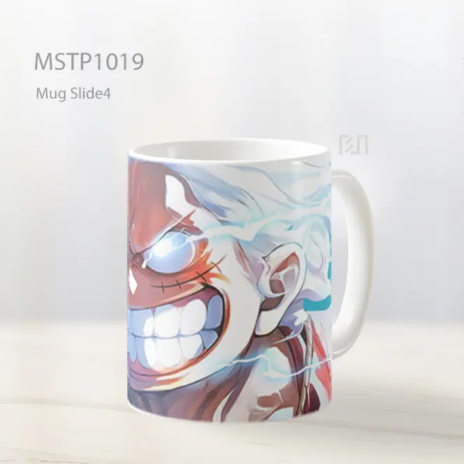 Gear 5 Luffy Senyum Petir One Piece Mug MSTP1019