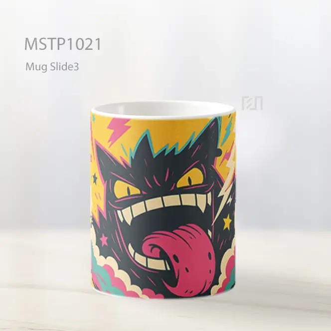 Gengar Epik Pop Art Mug MSTP1021 - All-side / Desain