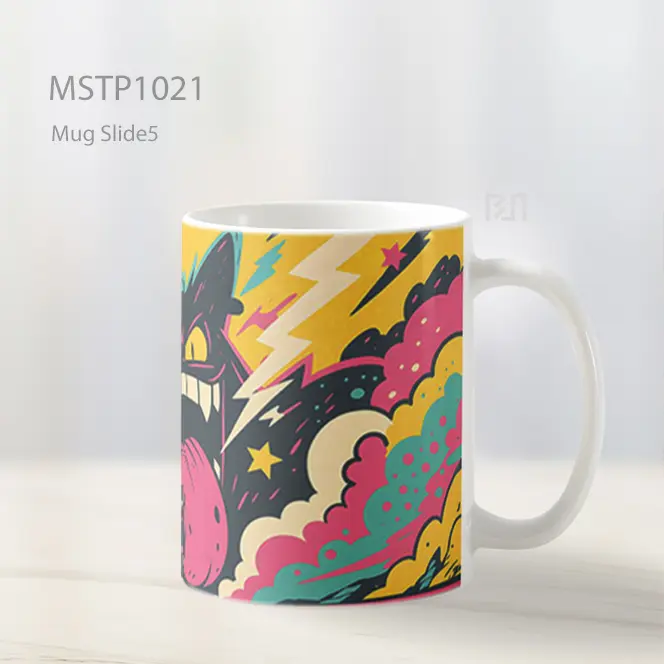 Gengar Epik Pop Art Mug MSTP1021 - All-side / Desain