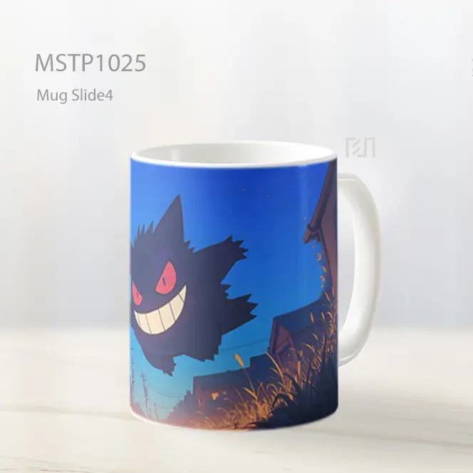 Gengar Seram Pok%C3%A3%C2%A9Mon Ungu Mug MSTP1025