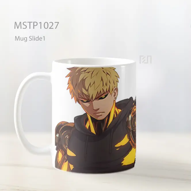 Genos One Punch Man Glowing Arm Mug MSTP1027 - All-side / Desain