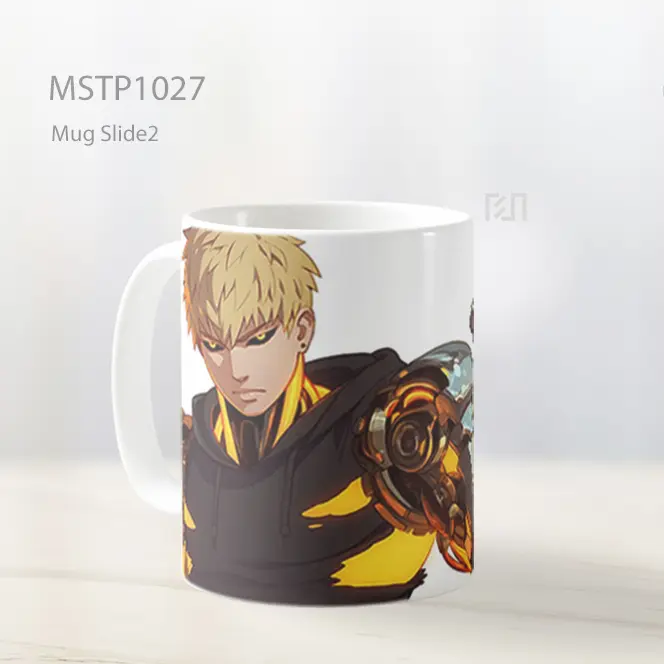 Genos One Punch Man Glowing Arm Mug MSTP1027 - All-side / Desain