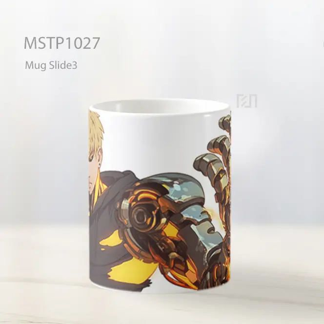 Genos One Punch Man Glowing Arm Mug MSTP1027 - All-side / Desain