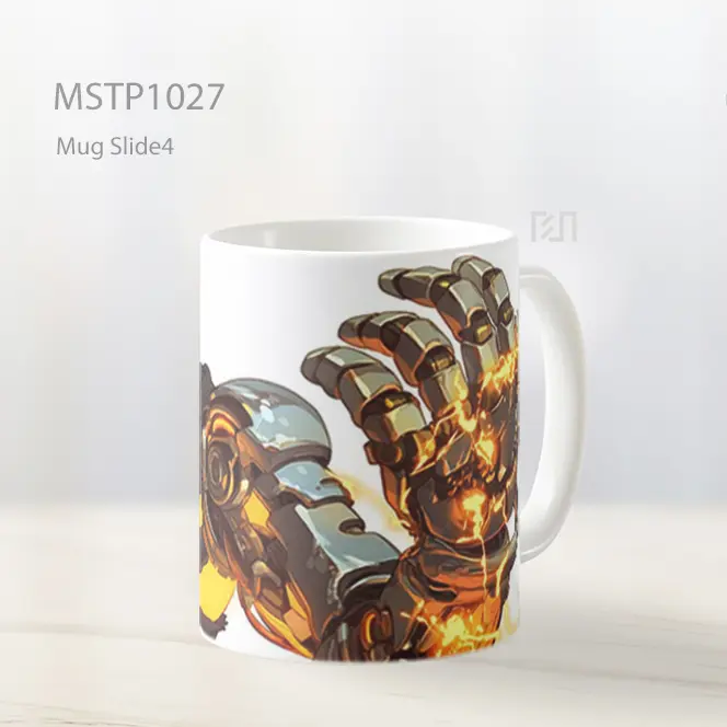 Genos One Punch Man Glowing Arm Mug MSTP1027