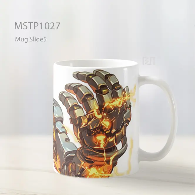 Genos One Punch Man Glowing Arm Mug MSTP1027 - All-side / Desain