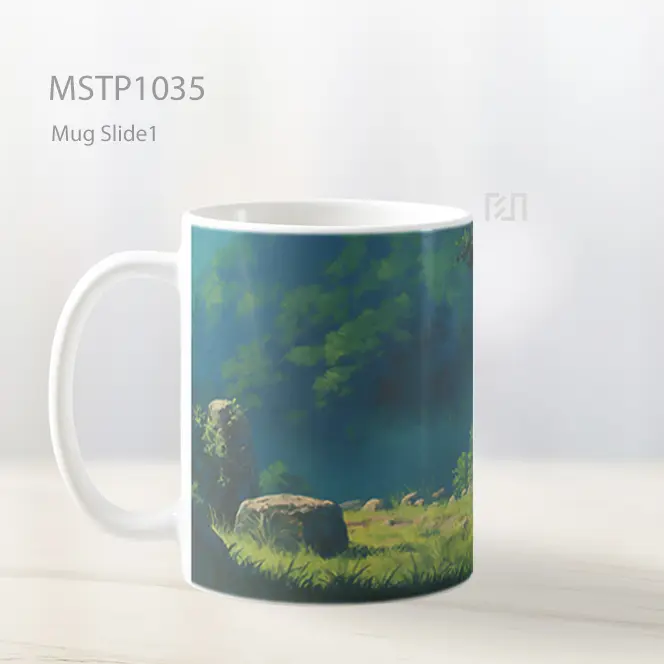 Ghibli Inspirasi Hutan Mug MSTP1035 - All-side / Desain