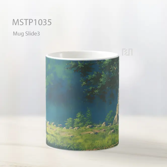 Ghibli Inspirasi Hutan Mug MSTP1035 - All-side / Desain