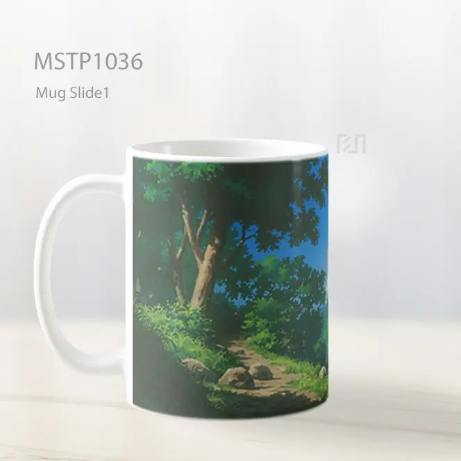 Ghibli Inspirasi Pondok Mug MSTP1036 - All-side / Desain