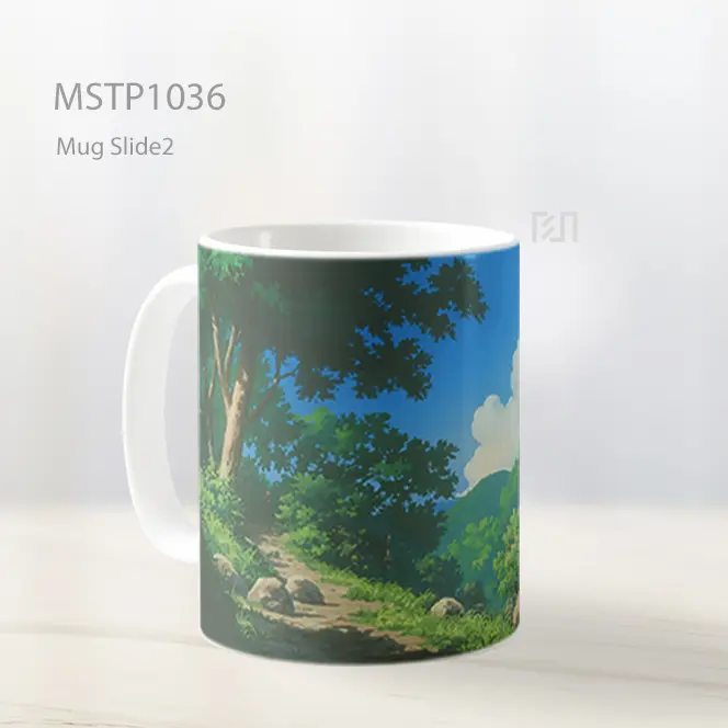 Ghibli Inspirasi Pondok Mug MSTP1036 - All-side / Desain