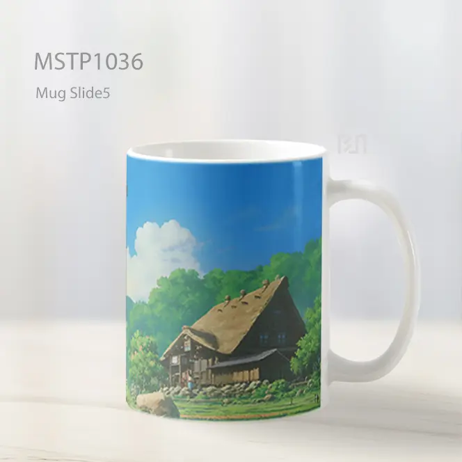 Ghibli Inspirasi Pondok Mug MSTP1036 - All-side / Desain