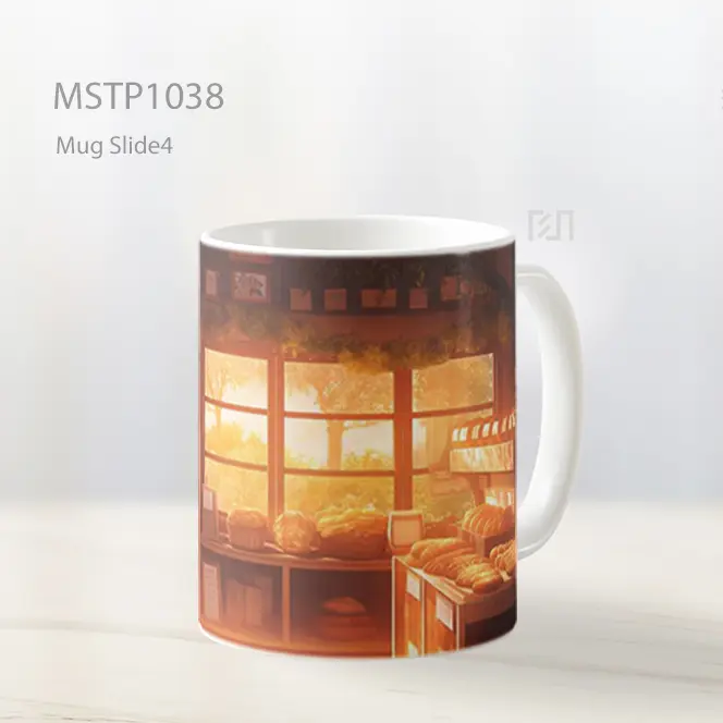 Ghibli Interior Toko Roti Hangat Mug MSTP1038
