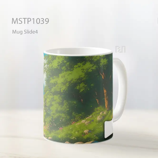 Ghibli Jembatan Batu Damai Ultrawide Mug MSTP1039