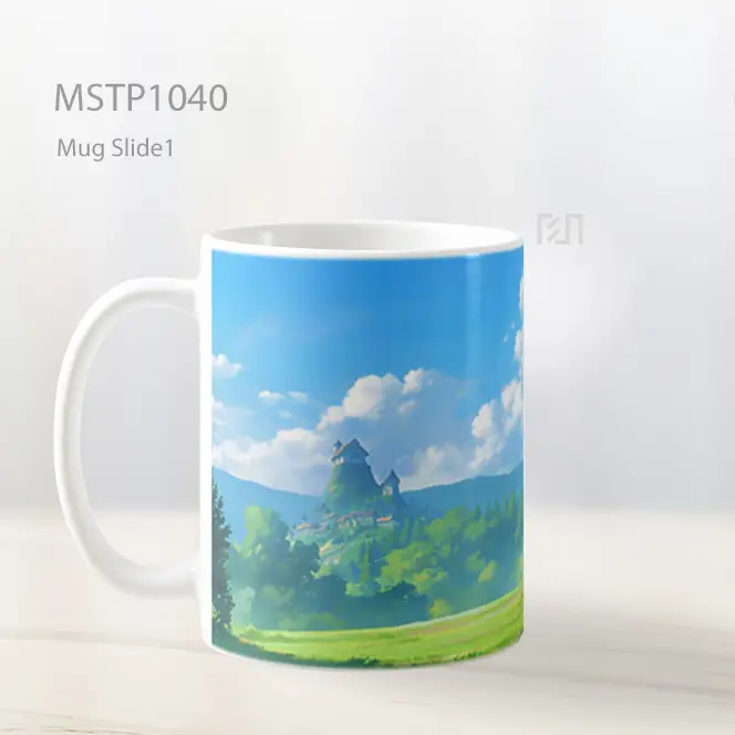 Ghibli Kastil Bukit Ultrawide Mug MSTP1040 - All-side / Desain