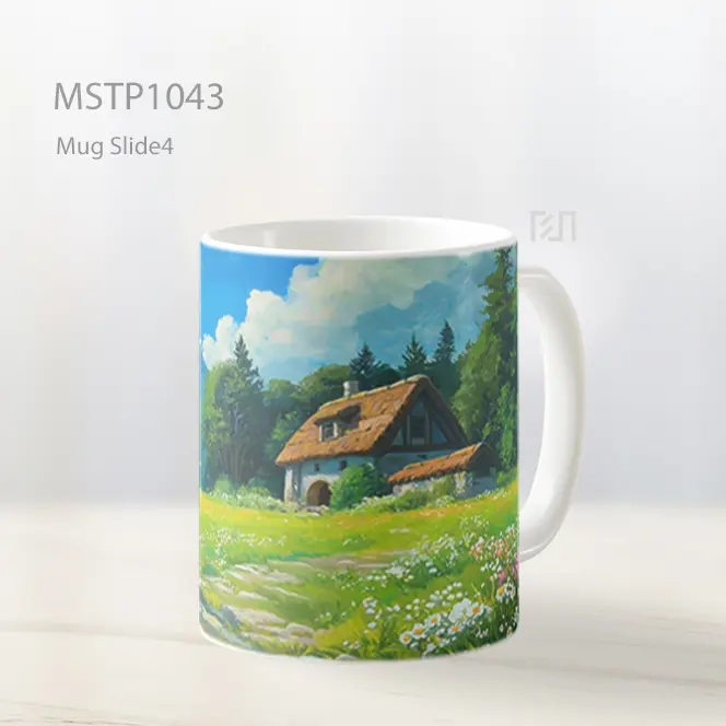 Ghibli Mountain Cottage Mug MSTP1043