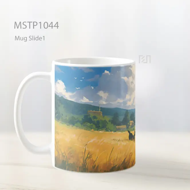 Ghibli Pedesaan Lanskap Mug MSTP1044 - All-side / Desain