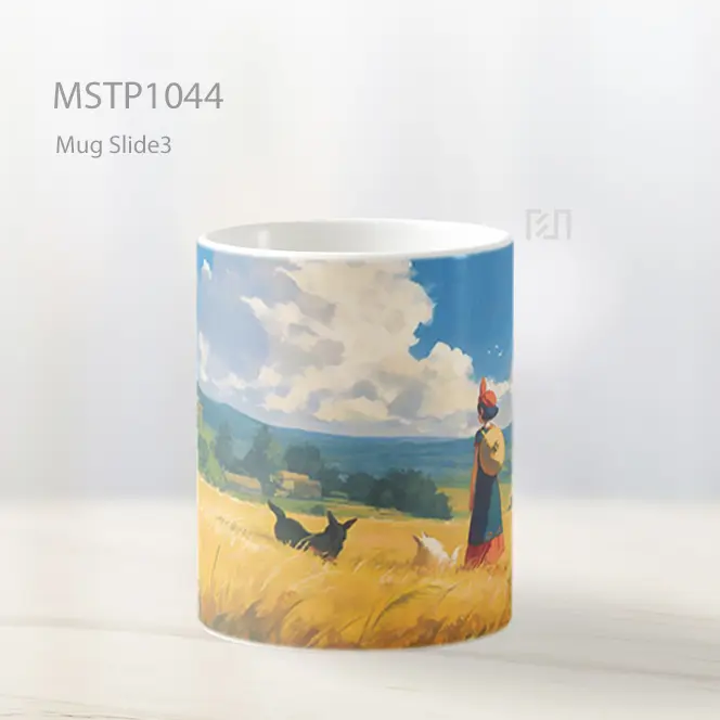 Ghibli Pedesaan Lanskap Mug MSTP1044 - All-side / Desain