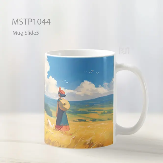 Ghibli Pedesaan Lanskap Mug MSTP1044 - All-side / Desain