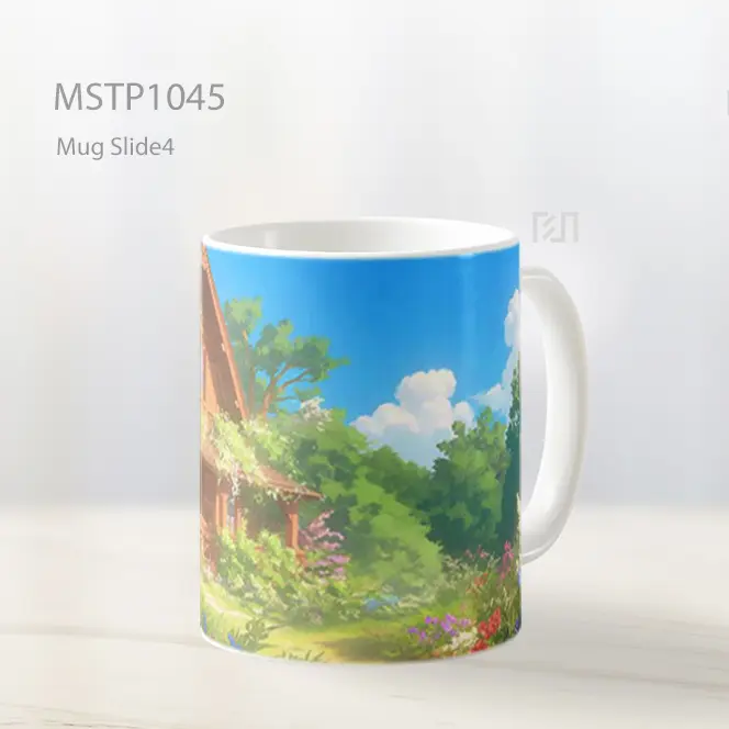Ghibli Pondok Di Ladang Bunga Mug MSTP1045