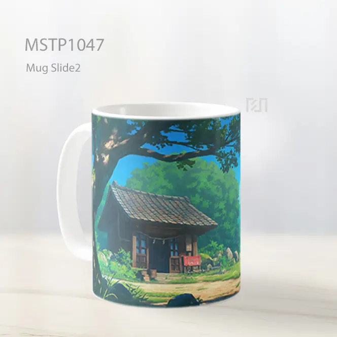 Ghibli Pondok Tua Mug MSTP1047 - All-side / Desain