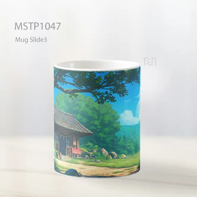 Ghibli Pondok Tua Mug MSTP1047 - All-side / Desain