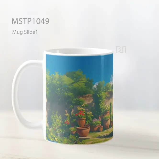 Ghibli Taman Menawan Mug MSTP1049 - All-side / Desain
