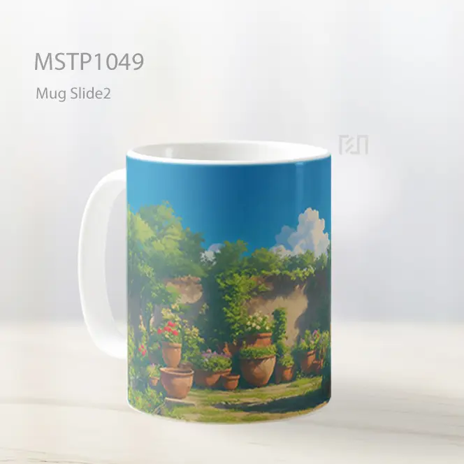 Ghibli Taman Menawan Mug MSTP1049 - All-side / Desain