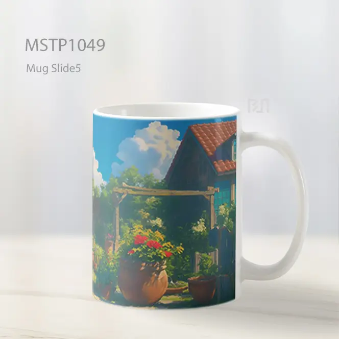 Ghibli Taman Menawan Mug MSTP1049 - All-side / Desain