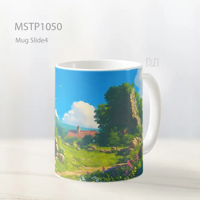 Ghibli Village Scenery Mug MSTP1050