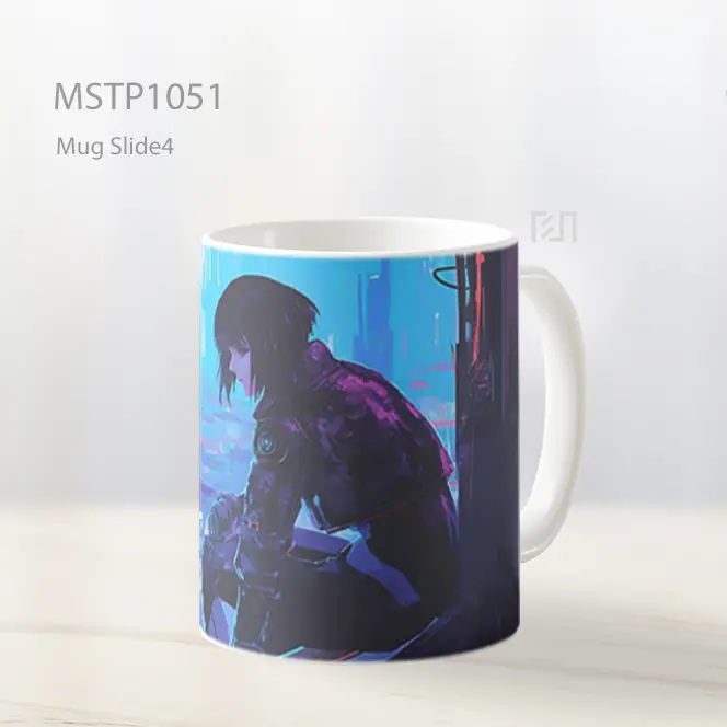 Ghost In The Shell Kusanagi Cyberpunk Cityscape Mug MSTP1051