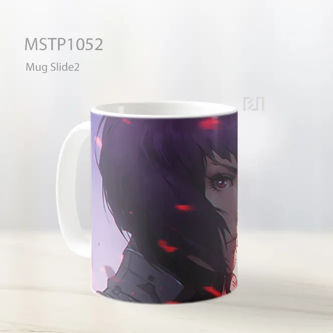 Ghost In The Shell Motoko Kusanagi Art Mug MSTP1052 - All-side / Desain