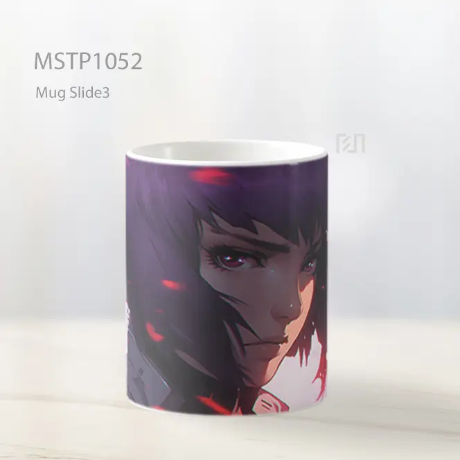 Ghost In The Shell Motoko Kusanagi Art Mug MSTP1052 - All-side / Desain
