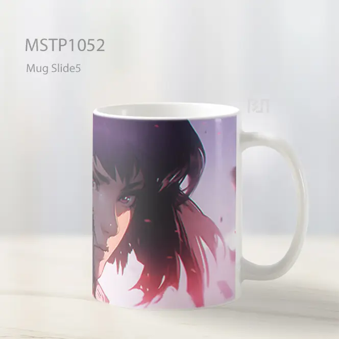 Ghost In The Shell Motoko Kusanagi Art Mug MSTP1052 - All-side / Desain