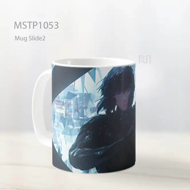Ghost In The Shell Motoko Kusanagi Cyberpunk Mug MSTP1053 - All-side / Desain