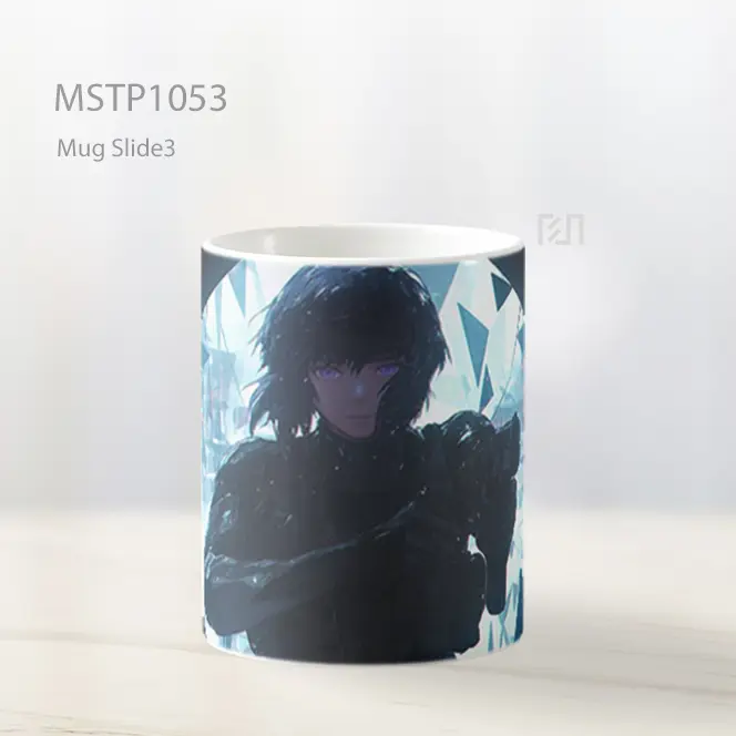 Ghost In The Shell Motoko Kusanagi Cyberpunk Mug MSTP1053 - All-side / Desain
