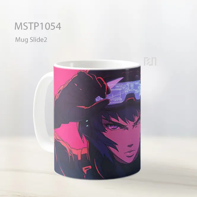 Ghost In The Shell Motoko Kusanagi Mug MSTP1054 - All-side / Desain