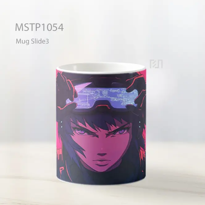 Ghost In The Shell Motoko Kusanagi Mug MSTP1054 - All-side / Desain