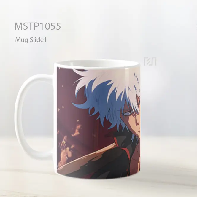 Gintama Gintoki Sakata Anime Mug MSTP1055 - All-side / Desain
